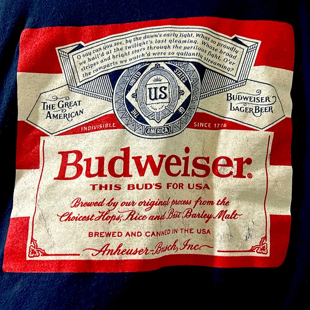 Budweiser 2XL shirt in good condition